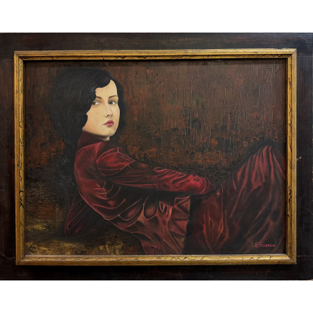 Ernestina Palleschi – Olio su Tela 60x80 cm con Cornice | Opera Certificata