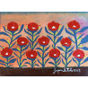 Gaspare Mutolo – Olio su Tela 30×40 cm (2023) | Fiori Rossi su Fondo Sfumato | Opera Firmata
