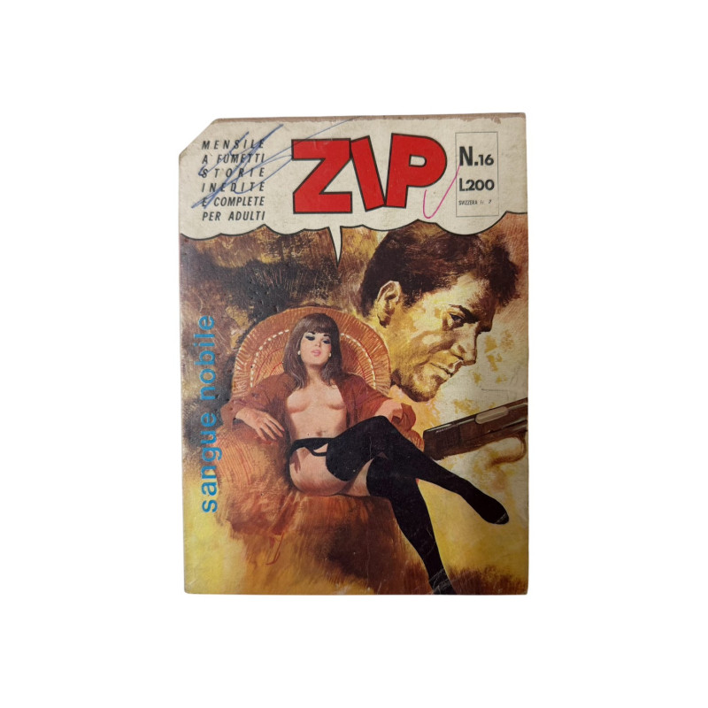 ZIP n.16 – Sangue Nobile | Fumetto Erotico Pulp Vintage