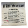Disco 45 giri I Discorsi (1935–1944) | Benito Mussolini Vinile Storico d’Epoca Cedisc