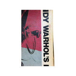 Andy Warhol’s Exposures libro firmato con certificato Beckett