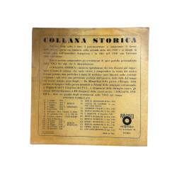 Benito Mussolini Disco storico Pubblidisco Collana Storica discorso 16 dicembre 1944