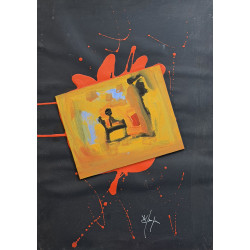 Salvatore D’Imperio tecnica mista su tela 50x70 cm 2019 opera firmata
