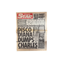 Giornale The Star 1987 Andy Warhol Is Dead – Quotidiano Originale Vintage
