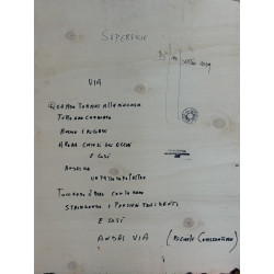 Salvatore D’Imperio Superficie Via – Tecnica Mista su Tavola 50x60 cm