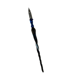 Penna Stilografica in Vetro di Murano Blu Artigianale – Penna Calligrafica Artistica