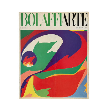 Bolaffiarte n.2 Estate 1970 – Copertina Piero Dorazio | Rivista Arte Vintage