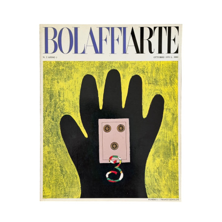Bolaffiarte n.3 Ottobre 1970 – Copertina Franco Gentilini | Rivista Arte Vintage