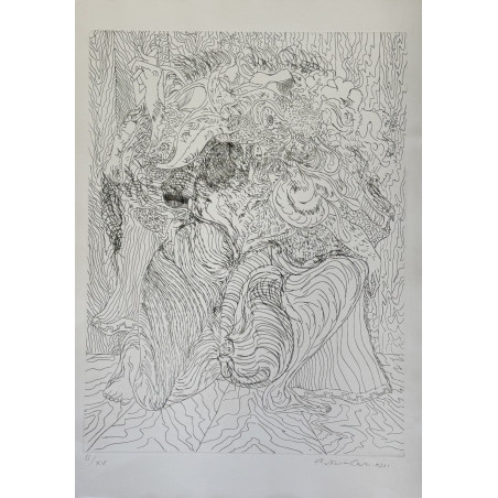 Arturo Carmassi Acquaforte Firmata e Numerata 50×70