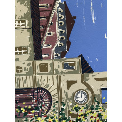 Ettore Fico Venezia Reale Serigrafia Firmata e Numerata 50x70