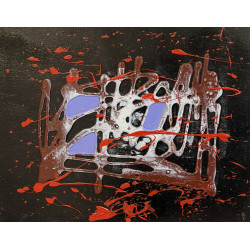 Salvatore D’Imperio “Superficie” – Tecnica mista su tavola 45×35 cm