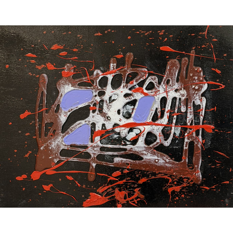 Salvatore D’Imperio “Superficie” – Tecnica mista su tavola 45×35 cm