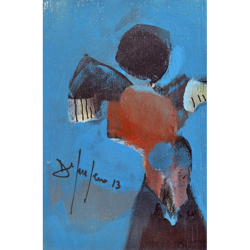 Salvatore D’Imperio – Tecnica mista su tavola 15×10 cm