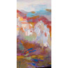 Gheorghe Miron "Roccagiovine" Olio su tela 50 x 70 cm, 2023 , Firmato e Certificato