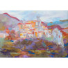Gheorghe Miron "Roccagiovine" Olio su tela 50 x 70 cm, 2023 , Firmato e Certificato