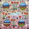 Gaspare Mutolo – Composizione Simbolica su Fondo rosa| Olio su Tela 80×80 cm (2020)