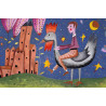 Maurizio Tornese – “Viaggio sulla Terra” | Acrilico su carta 25×16,3 cm – Certificato