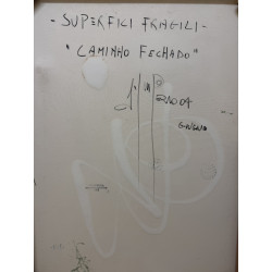 Salvatore D’Imperio – Superfici Fragili “Caminho Fechado” (2004) | Opera Firmata 60×80