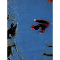 Steve Kaufman (SAK) – Mozart | Serigrafia su Tela Firmata 128×103 cm