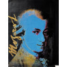Steve Kaufman (SAK) – Mozart | Serigrafia su Tela Firmata 128×103 cm