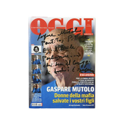 Gaspare Mutolo – Rivista OGGI 04/2022 | Copertina firmata con dedica