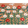 Gaspare Mutolo – Fiori stilizzati | Olio su tela 30×40 cm (2023)