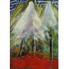 Opera astratta (1999) – Salvatore D'Imperio | Olio su tavola 50×70 cm