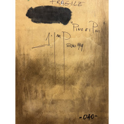 Opera astratta (1999) – Salvatore D'Imperio | Olio su tavola 50×70 cm