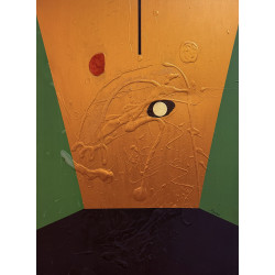 Superficie fragile – Autoritratto II (2005) | Salvatore D’Imperio | Tecnica mista 60×80 cm