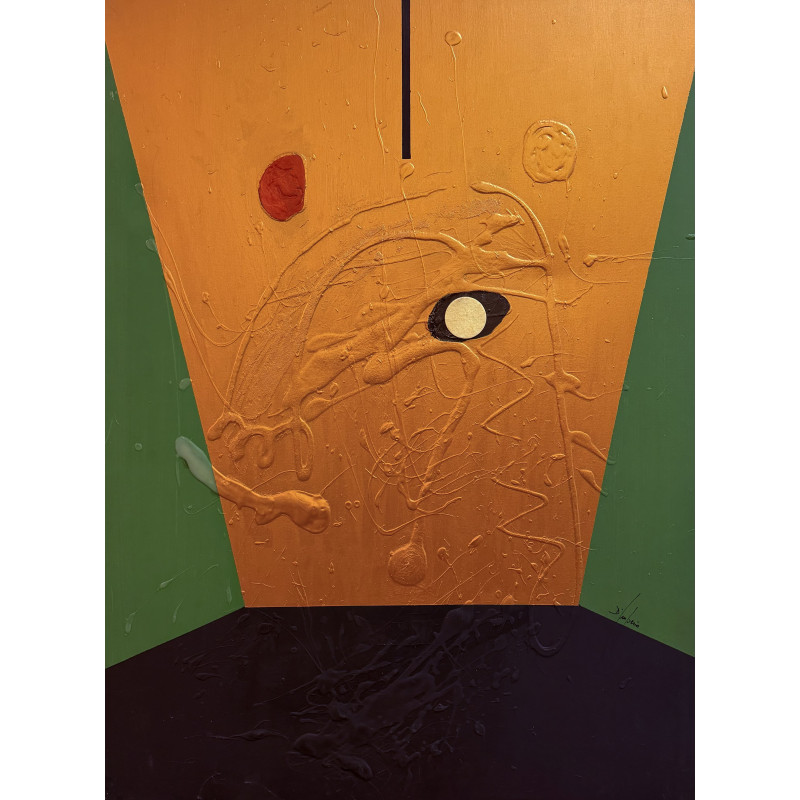 Superficie fragile – Autoritratto II (2005) | Salvatore D’Imperio | Tecnica mista 60×80 cm