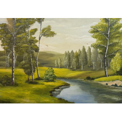 Maria Creanga – Paesaggio | Olio su tela 70×50 cm