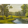 Maria Creanga – Paesaggio | Olio su tela 70×50 cm