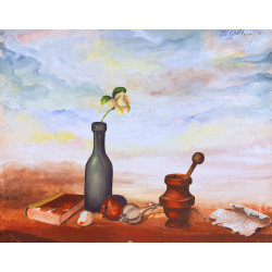 Anto J. Mariani – Natura morta | Olio su tela 40×50 cm (1971) Opera Certificata