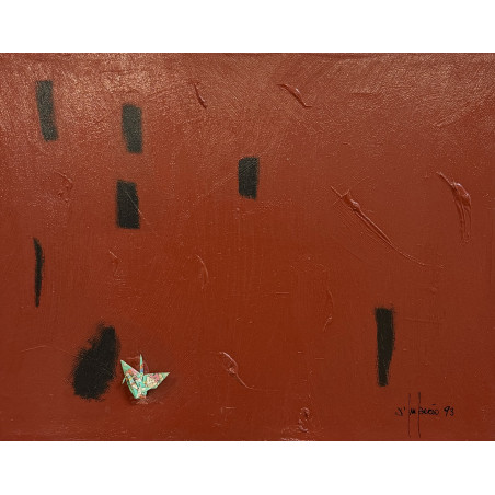 Salvatore D’Imperio – Fragile (1993) | Tecnica mista su tela 35×45 cm