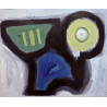 Salvatore D’Imperio – Olio su tavola 2018 | Opera astratta firmata 60×50 cm