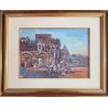 Porta San Paolo  Olio su cartone telato, 35 × 25 cm – Opera incorniciata