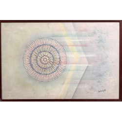 Opera Astratta Tecnica Mista su Tela Firmata | Arte Contemporanea