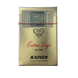 Kaiser Extra Lujo con Filtro | Confezione Vintage Dorata da Collezione