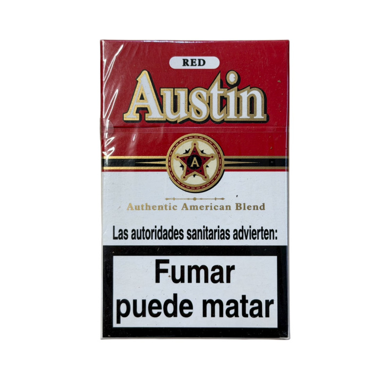 Austin Red Vintage | Pacchetto Sigarette da Collezione Authentic American Blend