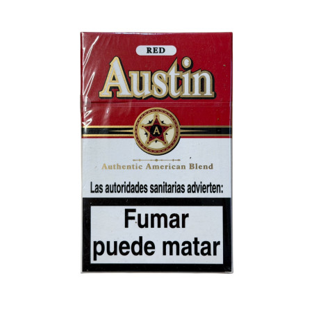 Austin Red Vintage | Pacchetto Sigarette da Collezione Authentic American Blend