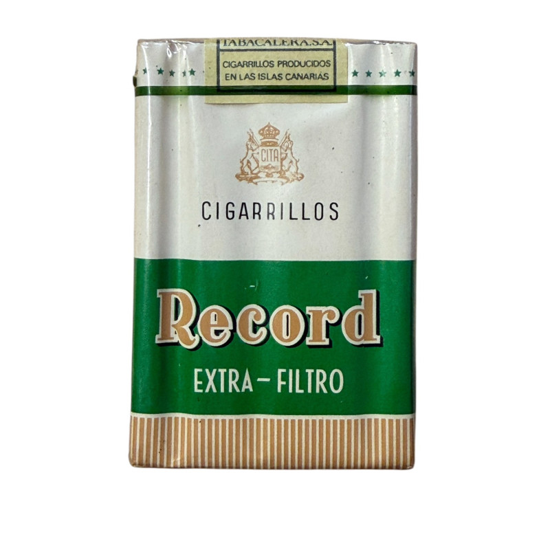 Record Extra-Filtro CITA Tenerife | Pacchetto Vintage Cigarillos da Collezione