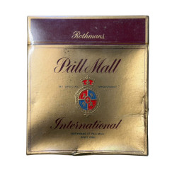 Pall Mall International Rothmans | Pacchetto Vintage Dorato da Collezione