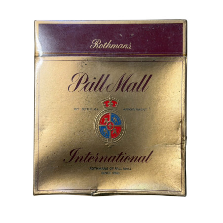Pall Mall International Rothmans | Pacchetto Vintage Dorato da Collezione