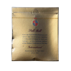 Pall Mall International Rothmans | Pacchetto Vintage Dorato da Collezione