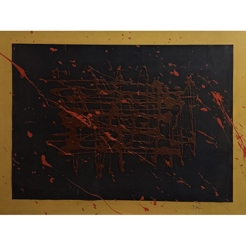 Salvatore D’Imperio – Superficie Fragile | Tecnica mista su tela 60×80 cm