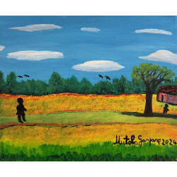 Gaspare Mutolo – Olio su Tela 25x30 cm (2024) Firmato e certificato