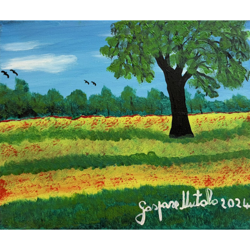 Gaspare Mutolo – Olio su Tela 25x30 cm (2024) Firmato e certificato
