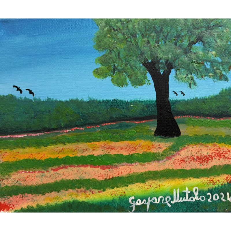 Gaspare Mutolo – Olio su Tela 25x30 cm (2024) Firmato e certificato
