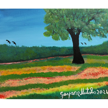 Gaspare Mutolo – Olio su Tela 25x30 cm (2024) Firmato e certificato