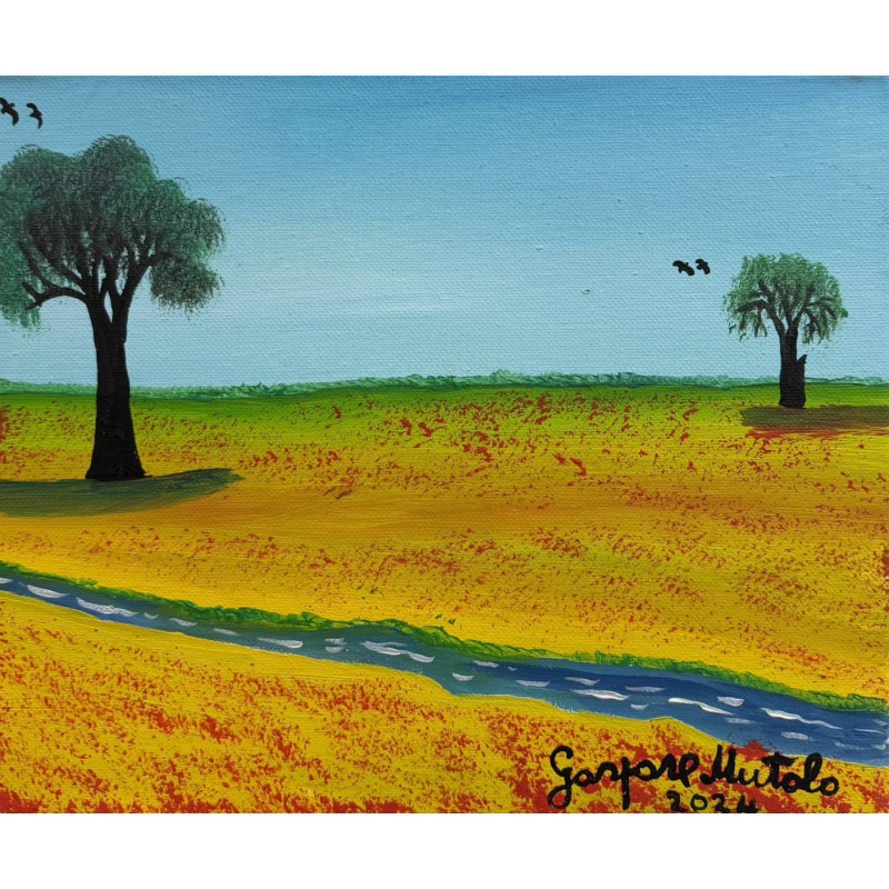 Gaspare Mutolo – Olio su Tela 25x30 cm (2024) Firmato e certificato